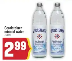 Marché Adonis Gerolsteiner mineral water offer