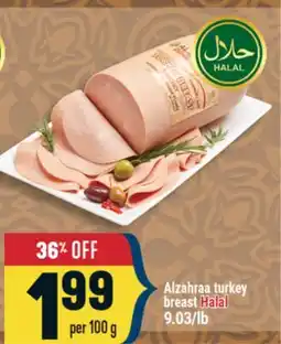 Marché Adonis Alzahraa turkey breast Halal offer