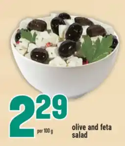 Marché Adonis olive and feta salad offer