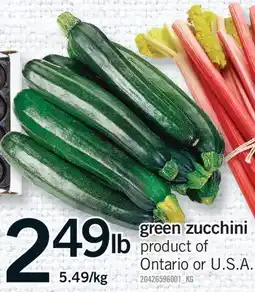 Fortinos GREEN ZUCCHINI offer