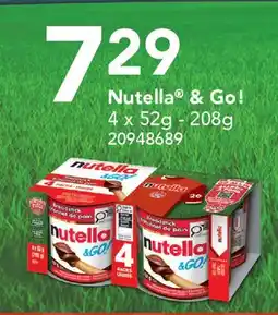 Fortinos NUTELLA & GO! offer