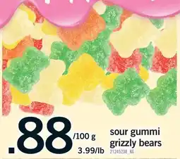 Fortinos SOUR GUMMI GRIZZLY BEARS offer