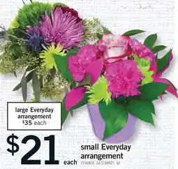 Fortinos SMALL EVERYDAY ARRANGEMENT offer