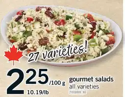 Fortinos GOURMET SALADS offer