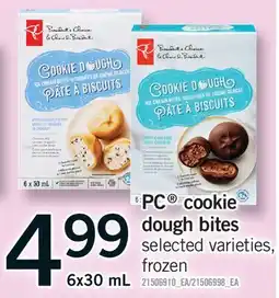 Fortinos PC COOKIE DOUGH BITES offer
