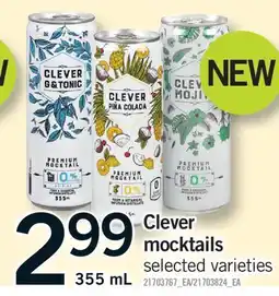 Fortinos CLEVER MOCKTAILS offer