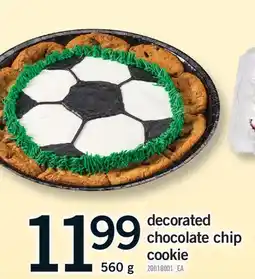 Fortinos DECORATED CHOCOLATE CHIP COOKIE offer