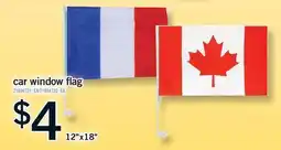 Fortinos CAR WINDOW FLAG offer