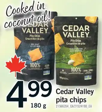 Fortinos CEDAR VALLEY PITA CHIPS offer