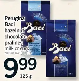 Fortinos PERUGINA BACI HAZELNUT CHOCOLATE PRALINES offer