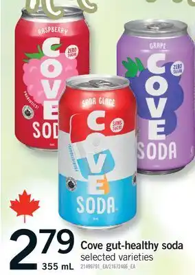 Fortinos COVE GUT-HEALTHY SODA offer