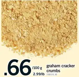 Fortinos GRAHAM CRACKER CRUMBS offer