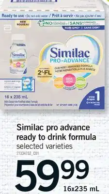 Fortinos SIMILAC PRO ADVANCE READY TO DRINK FORMULA offer
