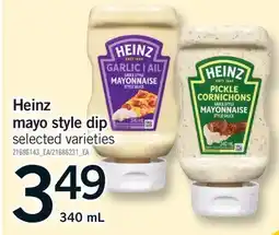 Fortinos HEINZ MAYO STYLE DIP offer
