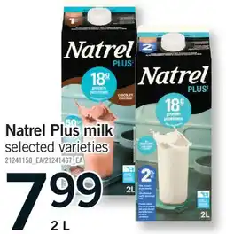 Fortinos NATREL PLUS MILK offer