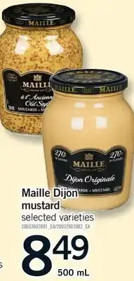 Fortinos MAILLE DIJON MUSTARD offer