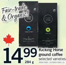 Fortinos KICKING HORSE GROUND COFFEE offer