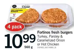 Fortinos FORTINOS FRESH BURGERS offer