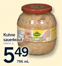Fortinos KUHNE SAUERKRAUT offer