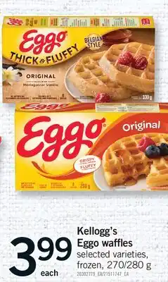 Fortinos KELLOGG'S EGGO WAFFLES, 270/280 G offer