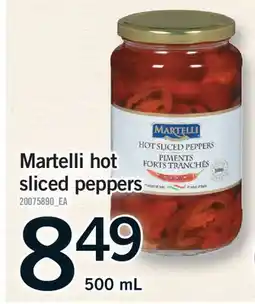 Fortinos MARTELLI HOT SLICED PEPPERS offer
