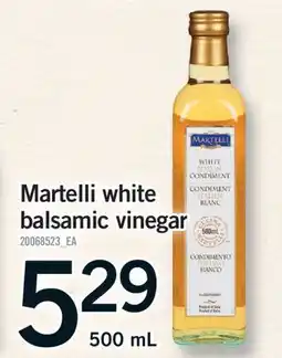 Fortinos MARTELLI WHITE BALSAMIC VINEGAR offer