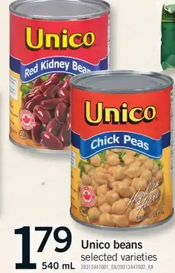 Fortinos UNICO BEANS offer