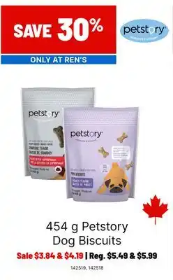 Ren’s Pets Depot Petstory Dog Biscuits offer
