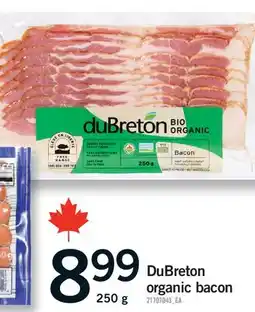 Fortinos DUBRETON ORGANIC BACON offer