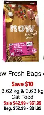 Ren’s Pets Depot Now Cat Food offer