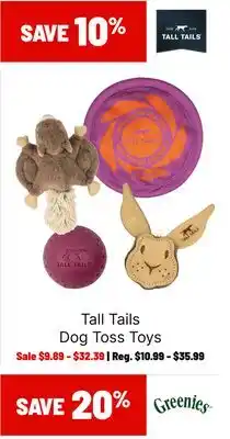 Ren’s Pets Depot Tall Tails Dog Toss Toys offer