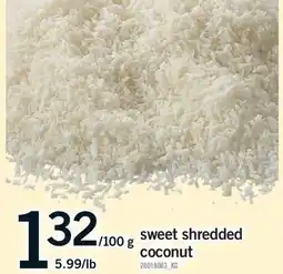 Fortinos SWEET SHREDDED COCONUT offer