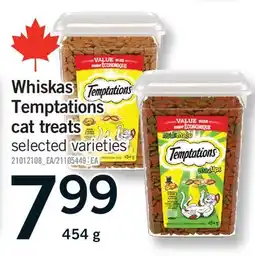 Fortinos WHISKAS TEMPTATIONS CAT TREATS offer