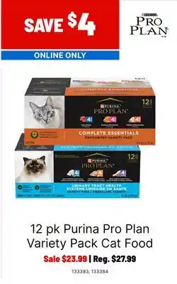 Ren’s Pets Depot Purina Pro Plan Variety Pack Cat Food offer