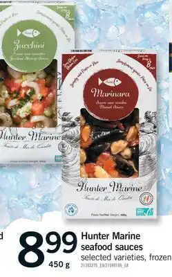 Fortinos HUNTER MARINE SEAFOOD SAUCES offer