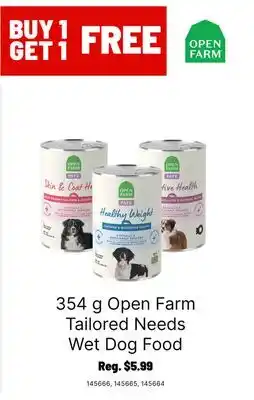 Ren’s Pets Depot Open Farm Tailored Needs Wet Dog Food offer
