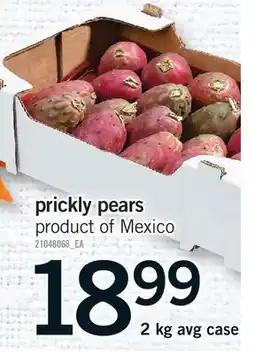 Fortinos PRICKLY PEARS, 2 KG AVG CASE offer