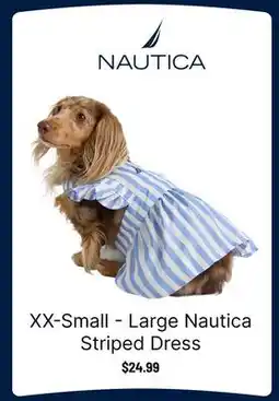 Ren’s Pets Depot Nautica Striped Dress offer