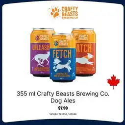 Ren’s Pets Depot Crafty Beasts Brewing Co. Dog Ales offer