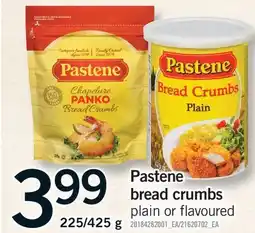 Fortinos PASTENE BREAD CRUMBS, 225/425 G offer