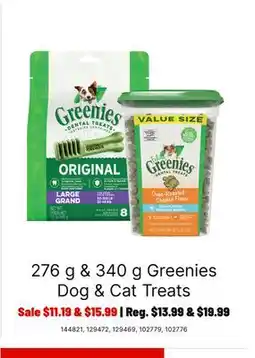 Ren’s Pets Depot Greenies Dog & Cat Treats offer