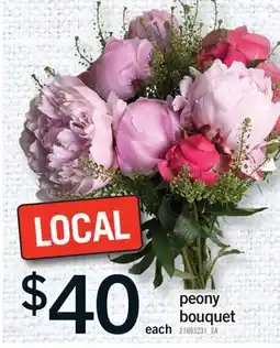 Fortinos PEONY BOUQUET offer