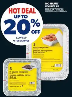 Real Canadian Superstore NO NAME FOILWARE offer