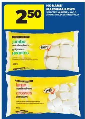 Real Canadian Superstore NO NAME MARSHMALLOWS offer