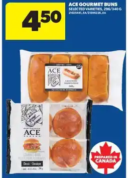 Real Canadian Superstore ACE GOURMET BUNS, 296/340 G offer