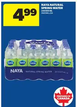 Real Canadian Superstore NAYA NATURAL SPRING WATER offer