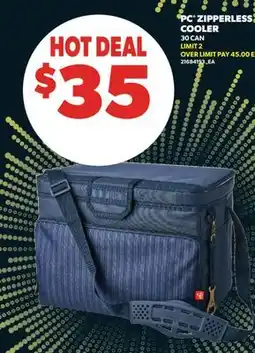 Real Canadian Superstore PC ZIPPERLESS COOLER, 30 CAN offer