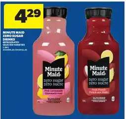 Real Canadian Superstore MINUTE MAID ZERO SUGAR DRINKS offer