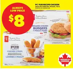 Real Canadian Superstore PC PUB RECIPE CHICKEN offer
