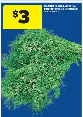 Real Canadian Superstore BUNCHED BABY DILL offer
